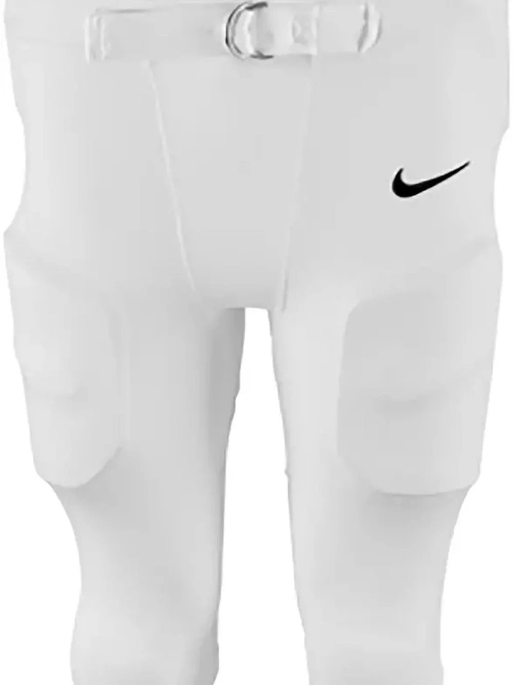 Nike Team Youth Football Practice Padded Girdle White Compression Shorts S